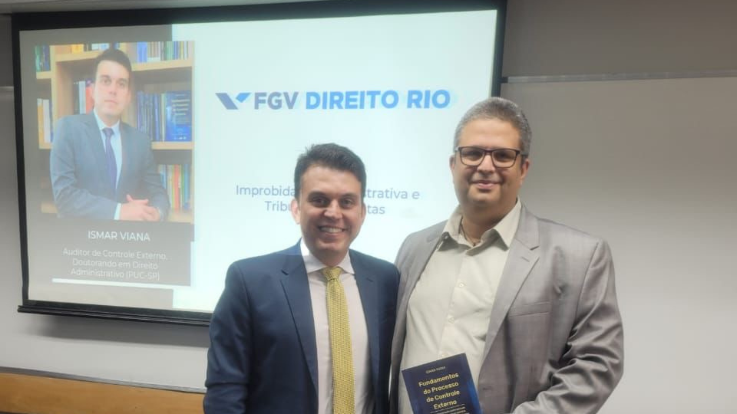 Ismar Viana, da ANTC, em palestra na FGV